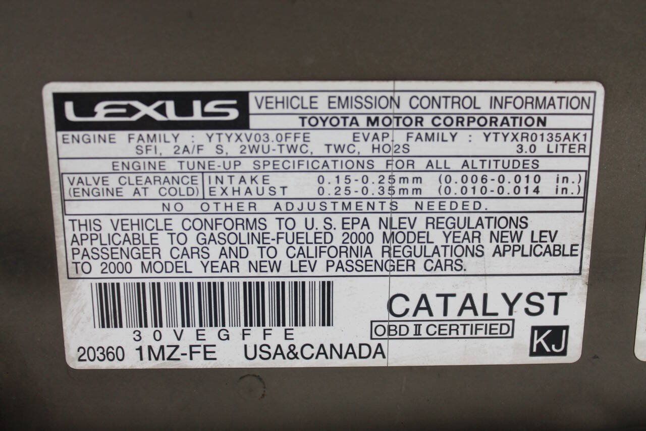 Used 2000 Lexus RX 300 4WD image 15
