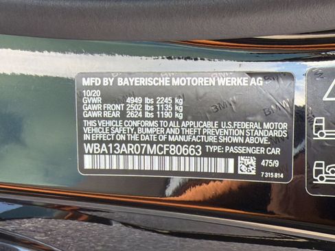 Used 2021 BMW 440i xDrive Coupe w/ Premium Package AWD/4WD image 24