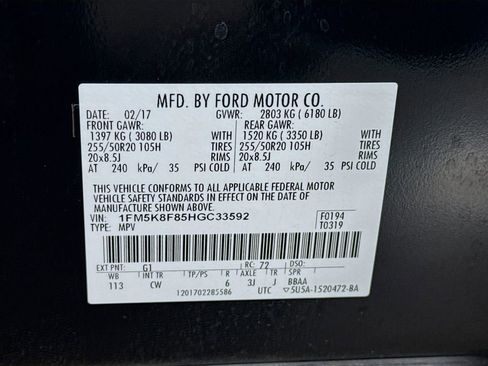 Used 2017 Ford Explorer Limited image 41
