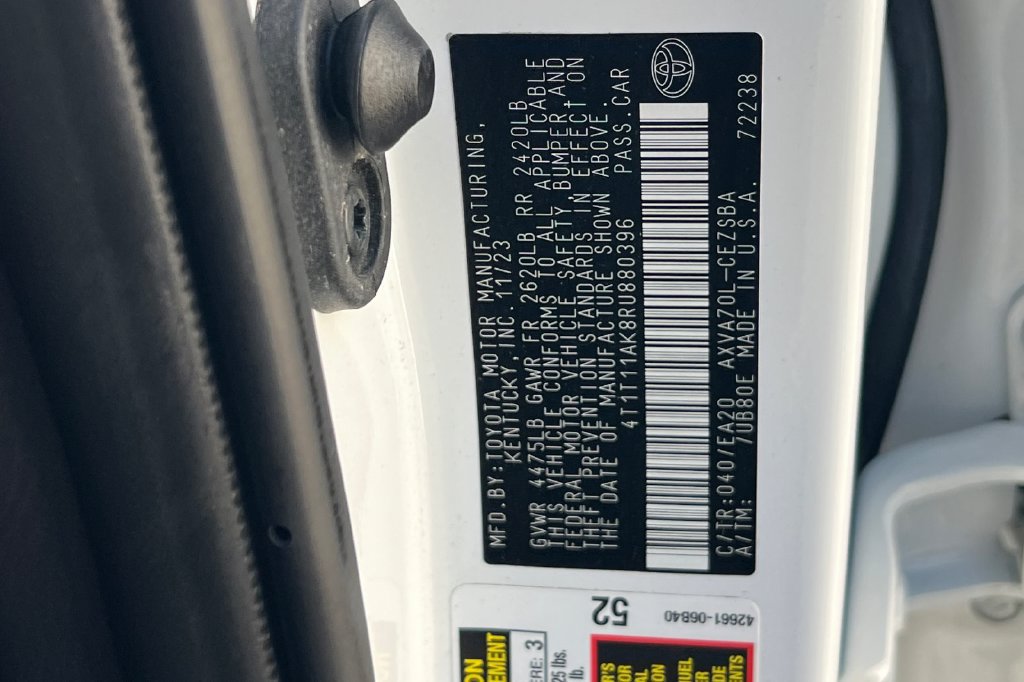 Certified 2024 Toyota Camry SE w/ Convenience Package FWD image 30
