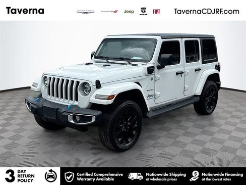 Used 2023 Jeep Wrangler Unlimited Sahara w/ Cold Weather Group AWD/4WD image 1