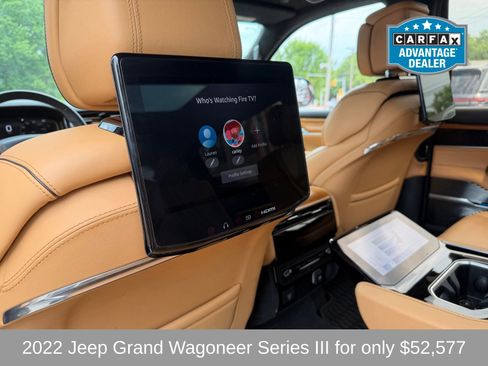 Used 2022 Jeep Grand Wagoneer Series III w/ Rear Seat Video Group 1 AWD/4WD image 13