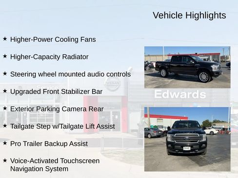 Used 2018 Ford F150 Limited w/ Trailer Tow Package AWD/4WD image 8