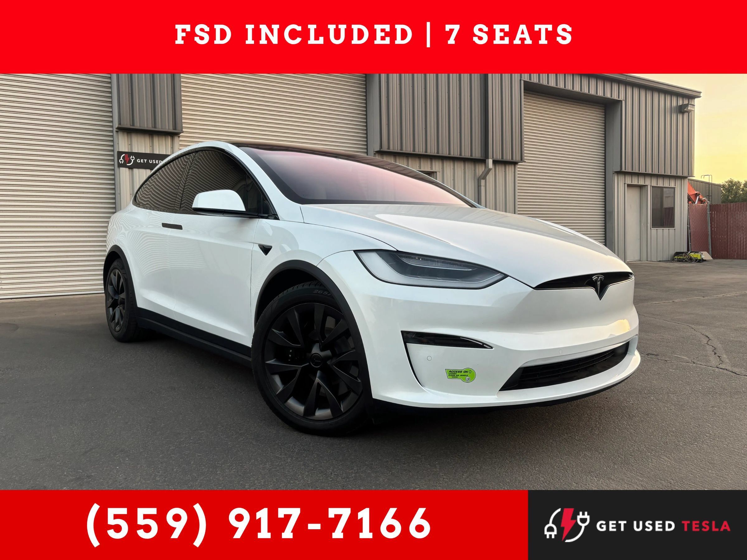 Used 2022 Tesla Model X AWD/4WD image 1