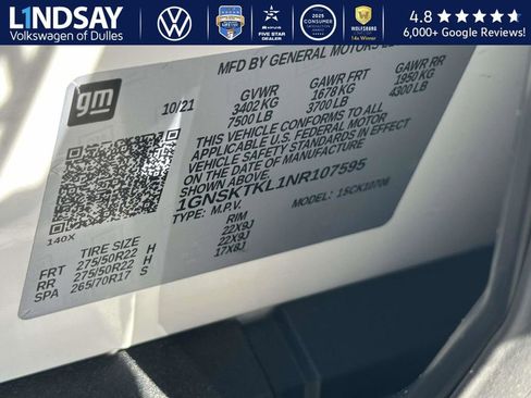 Used 2022 Chevrolet Tahoe High Country image 27