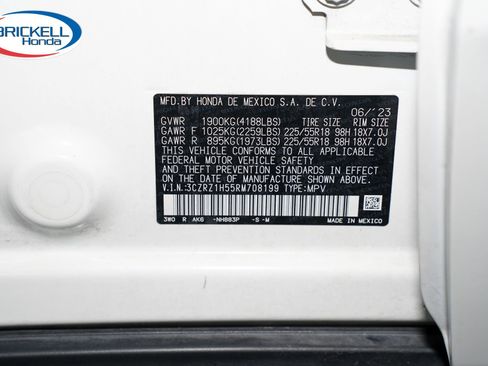 Certified 2024 Honda HR-V Sport image 37