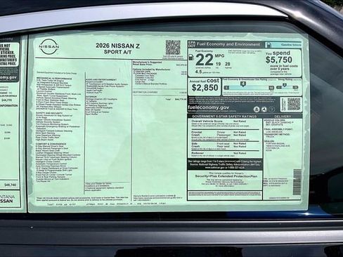 New 2026 Nissan Z Sport image 12