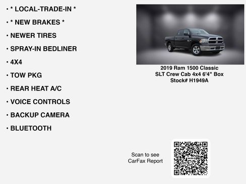 Used 2019 RAM 1500 Classic SLT image 7