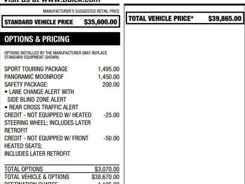 Used 2022 Buick Envision Essence w/ Sport Touring Package image 2