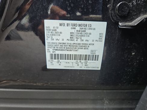 Certified 2022 Ford Explorer XLT AWD/4WD image 27