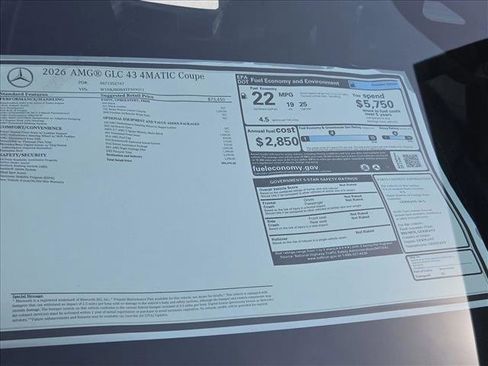 New 2026 Mercedes-Benz GLC 43 AMG 4MATIC Coupe image 9