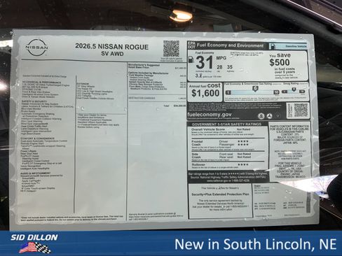 New 2026 Nissan Rogue SV w/ Cold Weather Package image 13