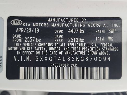 Used 2019 Kia Optima LX w/ LX 17" Wheel Package FWD image 33