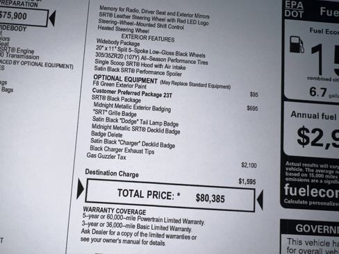 Used 2022 Dodge Charger SRT Hellcat w/ SRT Black Package image 38