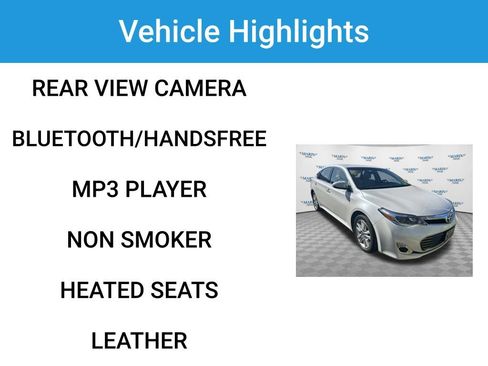 Used 2015 Toyota Avalon XLE FWD image 5
