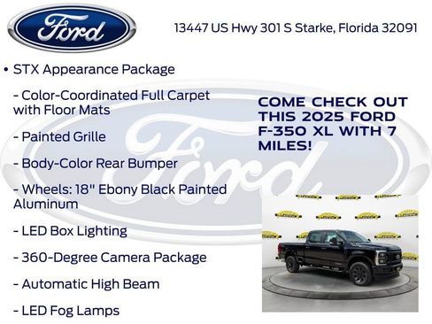 New 2025 Ford F350 XL w/ STX Appearance Package image 15