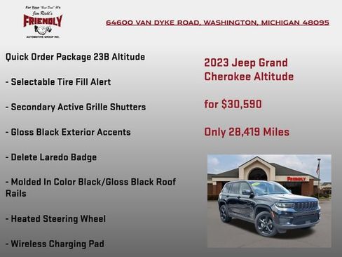 Used 2023 Jeep Grand Cherokee Altitude AWD/4WD image 10