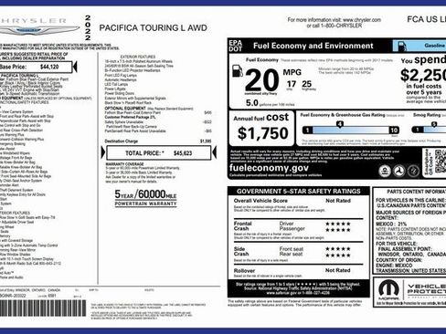 Used 2022 Chrysler Pacifica Touring-L image 3