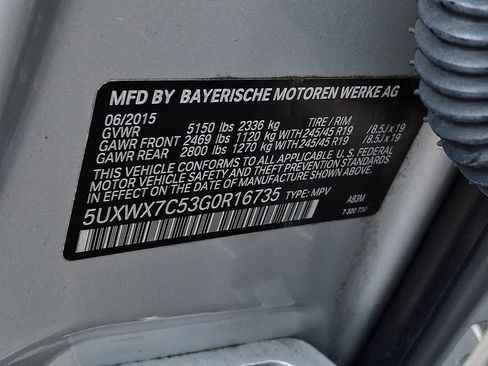 Used 2016 BMW X3 xDrive35i image 25