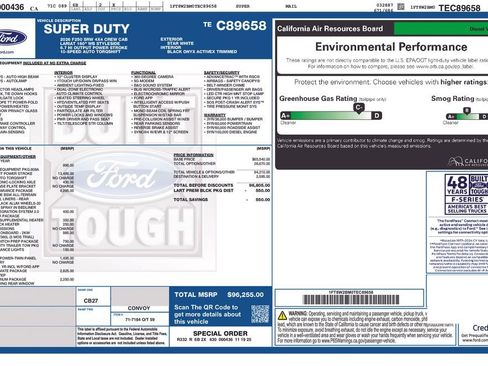 New 2026 Ford F250 Lariat w/ Black Appearance Package image 2