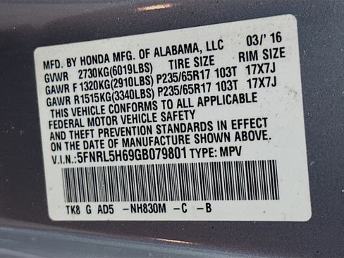 Used 2016 Honda Odyssey EX-L image 12