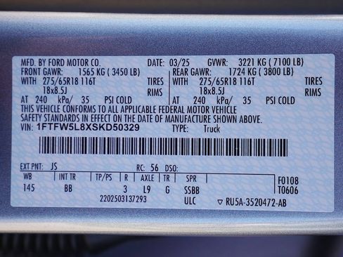 Used 2025 Ford F150 Lariat w/ Bed Utility Package AWD/4WD image 74