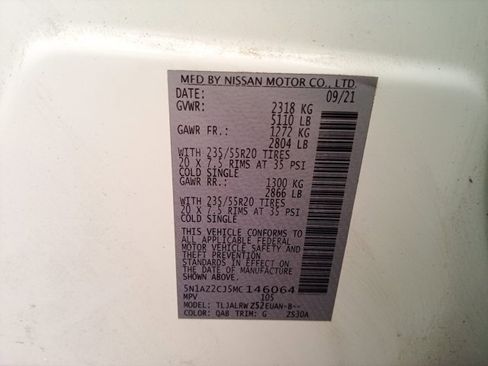 Used 2021 Nissan Murano SL w/ SL Moonroof Package image 20