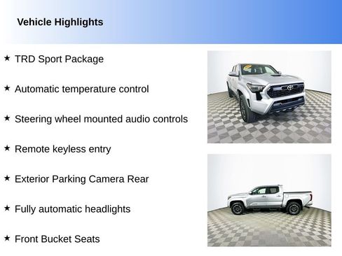 Used 2024 Toyota Tacoma TRD Sport AWD/4WD image 2