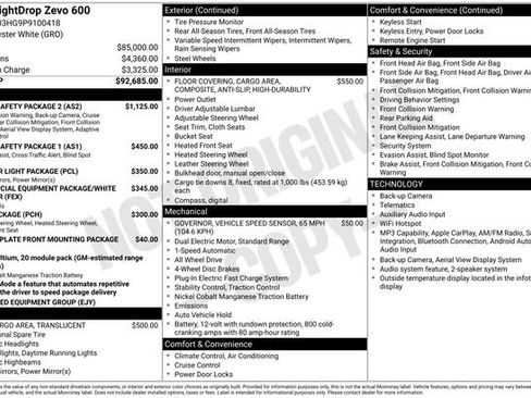 Used 2023 Chevrolet Brightdrop 600 w/ Active Safety Package 2 AWD/4WD image 5