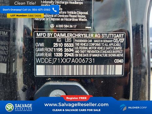 Used 2007 Mercedes-Benz CL 550 w/ P2 Premium Pkg II image 16