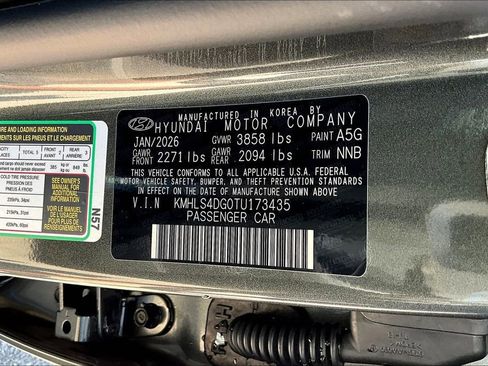 New 2026 Hyundai Elantra SEL Sport Premium w/ Cargo Package FWD image 15