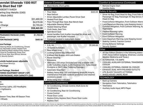 New 2026 Chevrolet Silverado 1500 RST w/ Dark Appearance Package RWD image 4
