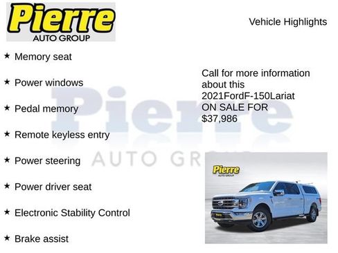 Used 2021 Ford F150 Lariat w/ Equipment Group 502A High AWD/4WD image 14