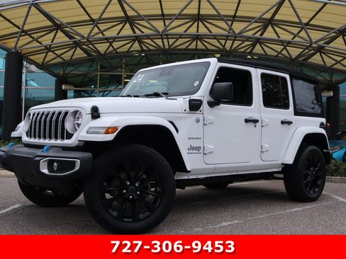 Used 2024 Jeep Wrangler Sahara w/ Technology Group image 1