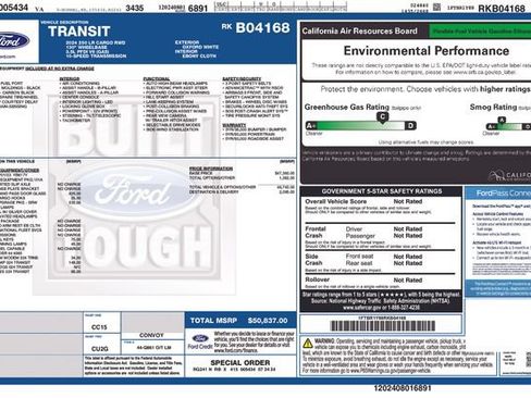 Used 2024 Ford Transit 250 Low Roof w/ Exterior Upgrade Package RWD image 11