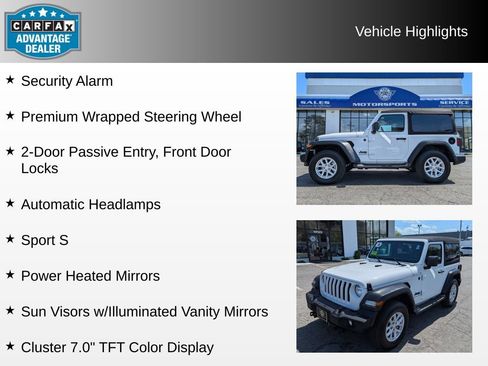 Used 2023 Jeep Wrangler Sport AWD/4WD image 8