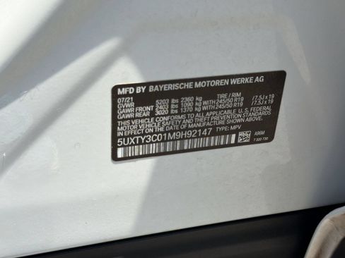 Used 2021 BMW X3 sDrive30i RWD image 21