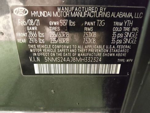 Used 2021 Hyundai Santa Fe SEL w/ Cargo Package image 33
