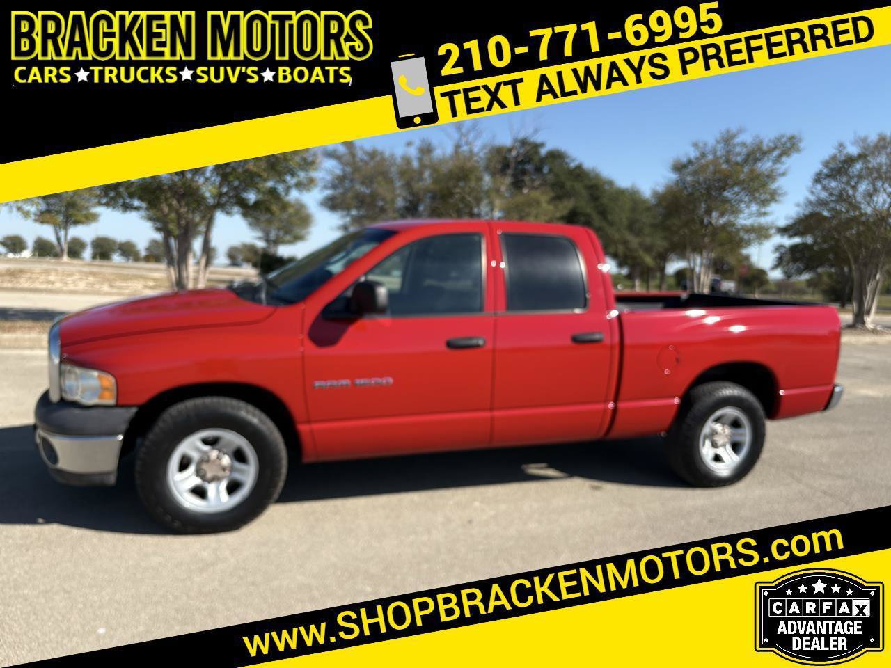 Used 2002 Dodge Ram 1500 Truck 2WD Quad Cab image 1