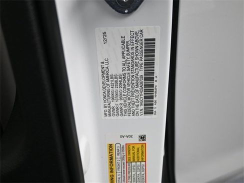 New 2025 Honda Accord SE image 4