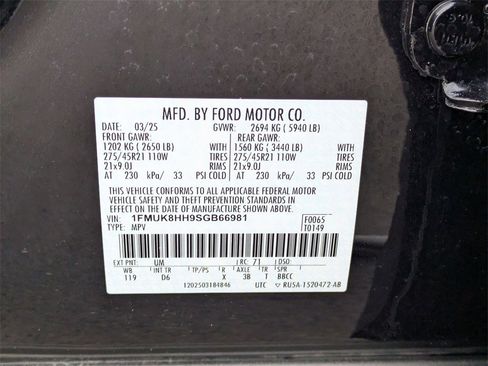 Used 2025 Ford Explorer Platinum w/ LUX Leather Package image 26