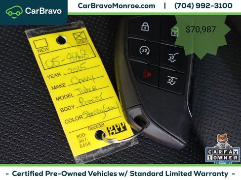 Certified 2025 Chevrolet Tahoe Premier AWD/4WD image 48