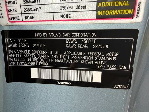 Used 2008 Volvo C70 T5 FWD image 30