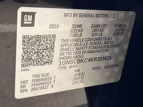 Certified 2019 Chevrolet Tahoe LT RWD image 22