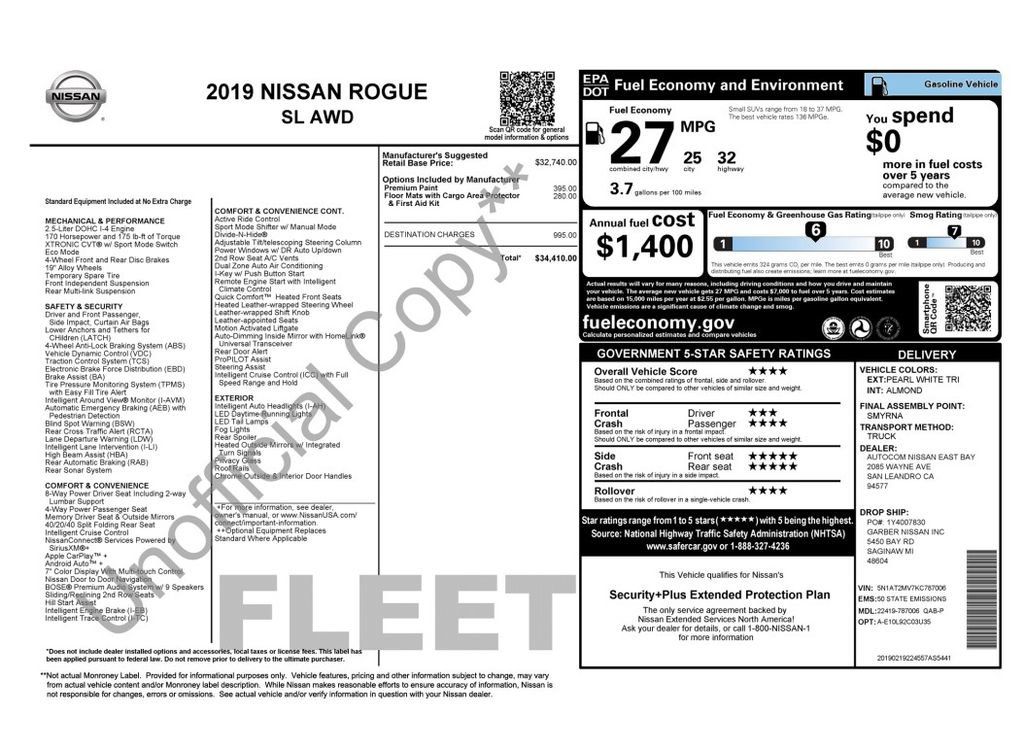 Used 2019 Nissan Rogue SL AWD/4WD image 6
