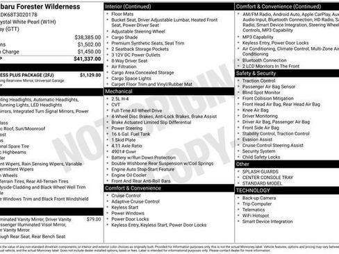 New 2026 Subaru Forester Wilderness w/ Wilderness Plus Package image 5