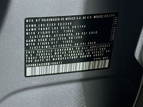 Used 2024 Volkswagen Tiguan S FWD image 12