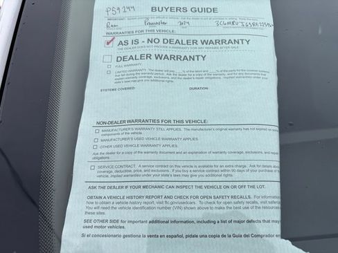 Used 2024 RAM ProMaster 3500 w/ Premium Convenience Group image 35