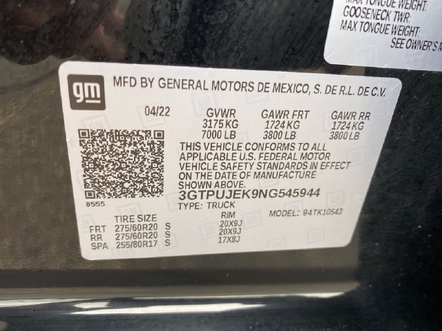 Used 2022 GMC Sierra 1500 Elevation AWD/4WD image 26