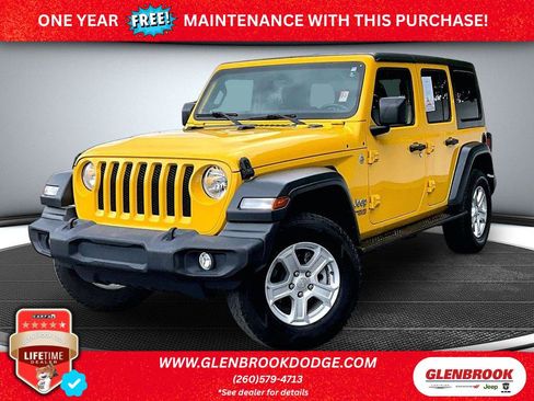 Used 2020 Jeep Wrangler Unlimited Sport S AWD/4WD image 1